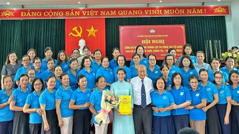 Phường Cẩm Thành công bố các quyết định thành lập và công tác cán bộ các tổ chức chính trị - xã hội