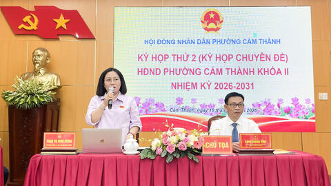 HĐND phường Cẩm Thành thông qua nhiều nghị quyết quan trọng về phát triển kinh tế - xã hội, giáo dục và đầu tư công giai đoạn 2026–2030