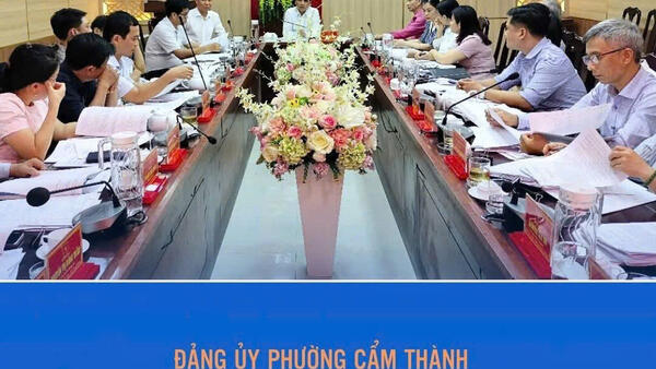 ĐẢNG ỦY PHƯỜNG CẨM THÀNH HỘI NGHỊ LẦN THỨ I, NHIỆM KỲ 2025 – 2030