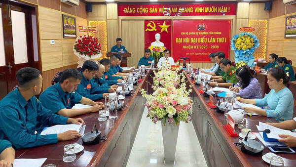 Chi bộ Quân sự phường Cẩm Thành tổ chức Đại hội đại biểu lần thứ I