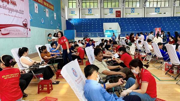 Phường Cẩm Thành đăng cai Ngày hội hiến máu tình nguyện năm 2025