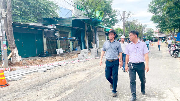 Phường Cẩm Thành đẩy nhanh tiến độ 4 dự án giao thông, thoát nước